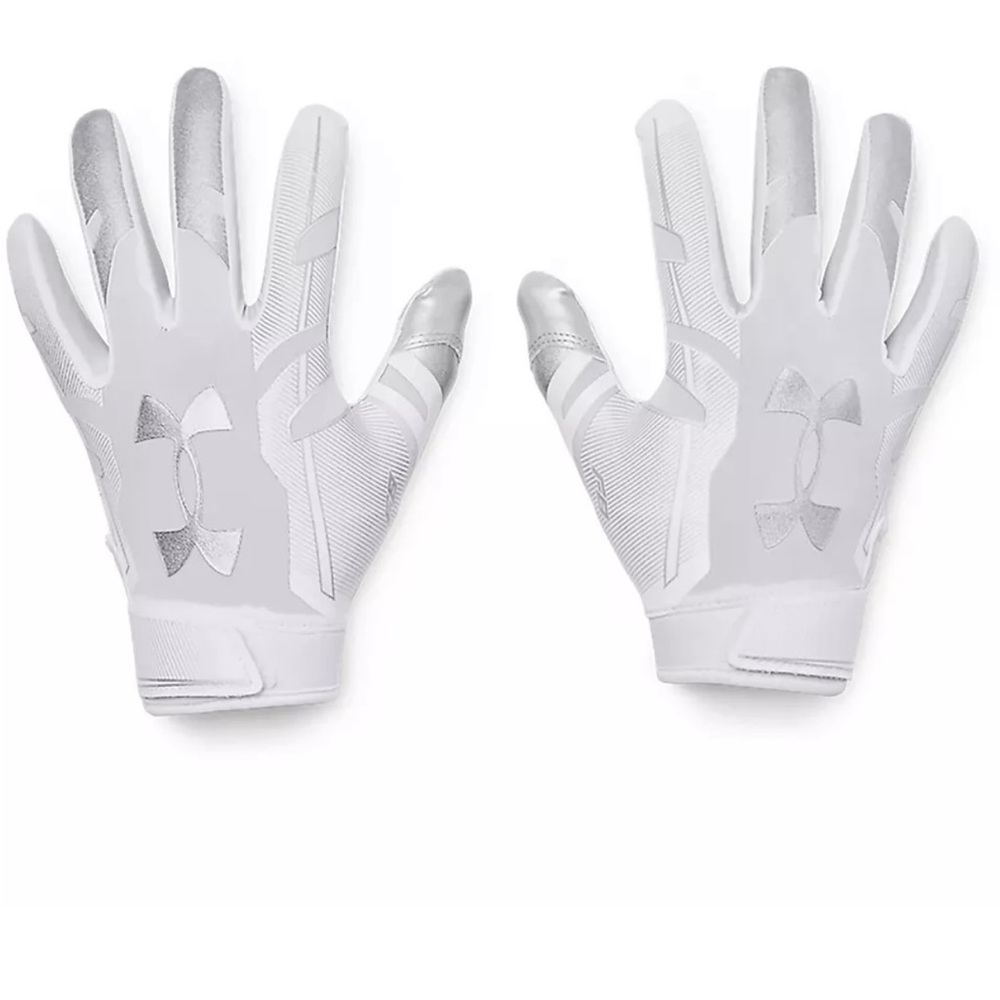 Under Armour UA F8 Womens Football Gloves Small Flag WR TE RB HTF Pair Brand New